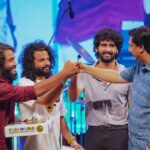 Neeraj Madhav Instagram - നന്ദി തിരുവനന്തപുരം ❤️❤️❤️ നന്ദി @pamuhammadriyas സർ ഞങ്ങളെ ഇത്രയും വലിയൊരു ചടങ്ങിന് ക്ഷണിച്ചതിന് ❤️❤️❤️ ആ മഴയത്തും നമ്മൾക്ക് വേണ്ടി നിന്ന എല്ലാവർക്കും ഒരുപാട് നന്ദി... നന്ദി... ❤️❤️ Thiruvananthapuram