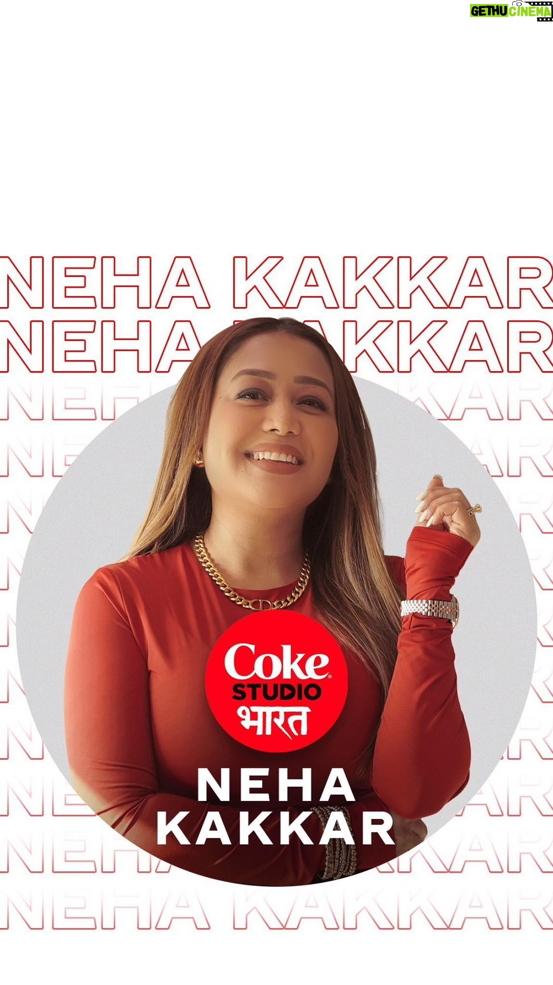 Neha Kakkar Instagram - The most followed female Indian musician, began performing at the young age of four! This accomplished singer has a voice from the heavens! Says: @cokestudiobharat 🫶🏼 #NehaKakkar #CokeStudioBharat #CokeStudio