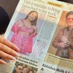 Neha Kakkar Instagram - Just landed in Bombay, reached home and mom gave me this Bombay Times paper saying: See everyone’s happy and want to see you back on TV 📺 So here I am! Watch me Judging #SuperStarSinger3 on @sonytvofficial from 9th March with the cutest and most talented lil singers ever! 🫶🏼 Let’s kill it @the.contentteamofficial 🙌🏼