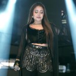 Neha Kakkar Instagram - Her! 🖤 Photography: @deepikasdeepclicks Lights: @jasangatsonpal Hair: @nargis9052 Make Up: @akankshagg Styled by Me! #NehaKakkarLive