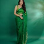 Neha Shetty Instagram - August favourites 💚 Styled by @rashmitathapa Wearing @surmaye_ Earrings @samskruthi_silver Hand accessories @tantra.brassjewellery Makeup @makeupbymadhushreeganapathy Shot by @puchi.photography