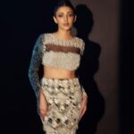 Neha Shetty Instagram - A black and white statement in a colourful world. 🖤🤍 Styled by @rashmitathapa Styling team @tedhimedhi Shot by @akshay.rao.visuals Wearing @riantasofficial via @vblitzcommunications Jewellery @kalon_artjewellery Hand accessories @houseofqc Makeup @kiranmakeup Hair @crafted_hair_by_her