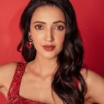 Neha Shetty Instagram - Just a red bit obsessed ! Styled by @rashmitathapa Wearing @geethikakanumilli Jewellery @tantra.brassjewellery Makeup @makeupby_prarthana Shot by @puchi.photography
