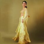 Neha Shetty Instagram - In a sunflower state of mind 🌻 Stylist : @jukalker Outfit : @gopivaiddesigns Jewellery: @sheetalzaveribyvithaldas Makeup : @nehabagga21 Hairstylist: @crafted_hair_by_her Photographer: @ishan.n.giri Styling team : @pratimajukalkar