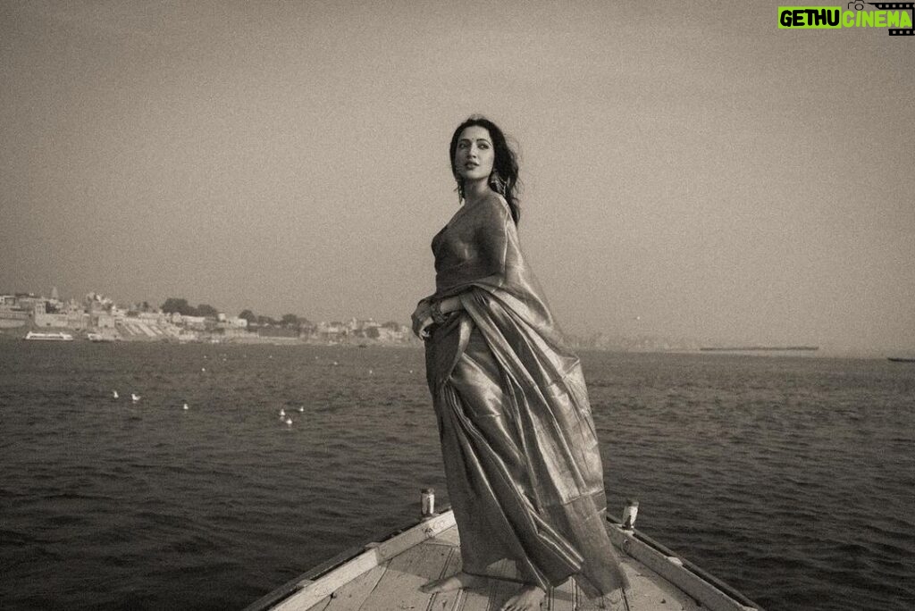 Neha Shetty Instagram - In a monochrome melody where tradition dances with grace. Varanasi : City of Ghats & Temples