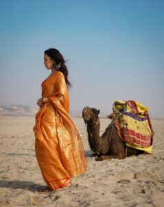 Neha Shetty Instagram - Wrapped in elegance, draped in tradition. Varanasi : City of Ghats & Temples