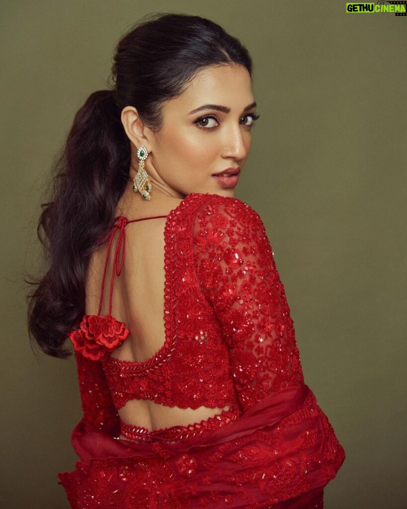 Neha Shetty Instagram - In my lover girl era ♥ Photographer @akshay.rao.visuals Styling @alapatideepti Outfit @mishruofficial Jewellery @vineeth_silver_jewellery Makeup @makeupby_prarthana Hair @crafted_hair_by_her