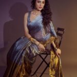 Neha Shetty Instagram - 🩶💫 Styled by @rashmitathapa Wearing @hutsandlooms Jewellery @abhilasha_pret_jewelry Makeup @makeupbymadhushreeganapathy Shot by @puchi.photography Styling team @tedhimedhi