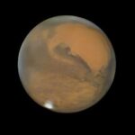 Neil deGrasse Tyson Instagram - This week, Mars & Earth are as close to each other as we’ve seen in 20 years. Have a look — with its tipped axis and a cute little icecap. And, I double-checked, no canals. ⠀⠀⠀⠀⠀⠀⠀⠀⠀ Thanks to my Princeton colleague @robertvanderbei for sharing his stunning photo.