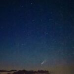 Neil deGrasse Tyson Instagram – Meanwhile, earlier this evening…‬
⠀⠀⠀⠀⠀⠀⠀⠀⠀
‪Comet NEOWISE, low in the sky, north by northwest, lurking below the Big Dipper.‬
⠀⠀⠀⠀⠀⠀⠀⠀⠀
‪July 14 , 2020‬
‪An hour after sunset.‬
‪Latitude: 41 degrees North. ‬
⠀⠀⠀⠀⠀⠀⠀⠀⠀
‪[ iPhone 11 Pro. Handheld. 4 sec exposure ]‬