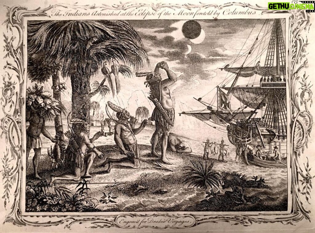 Neil deGrasse Tyson Instagram - Want another reason to dislike Columbus? Before returning on his fourth voyage to the New World, he knew of an impending lunar eclipse and threatened to make the Full Moon disappear if the local natives didn’t give him their hard-earned food stocks for his voyage back to Spain.