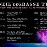 Neil deGrasse Tyson Instagram - “Letters From An Astrophysicist” If interested, a nine-city Book Tour across 20 days, beginning Friday, October 11, 2019 in New York City and ending in London on Wednesday, October 30. Other Cities: San Francisco, Minneapolis, Kansas City, St. louis, Boston, Atlanta, Washington DC. Details: https://www.haydenplanetarium.org/tyson/about/appearances.php