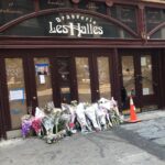 Neil deGrasse Tyson Instagram - Street Memorial at Anthony Bourdain’s shuttered Les Halles Restaurant. Park Avenue South, New York City. June 18, 2018