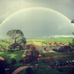Neil deGrasse Tyson Instagram - The exact Rainbow any of us sees is entirely our own — a personal, yet communal gift from the laws of optics. That’s why Rainbows are **always** face-on. You’ve never seen one at an angle, which forever protects the Pot of Gold hidden at it base. [Tour Guide "May"; Hobbiton, New Zealand. July 2017. iPhone SE]