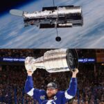 Neil deGrasse Tyson Instagram - ⠀⠀⠀⠀⠀⠀⠀⠀⠀ Hmm. Makes you wonder which came first, the #stanleycup or @nasa’s Hubble Space Telescope.