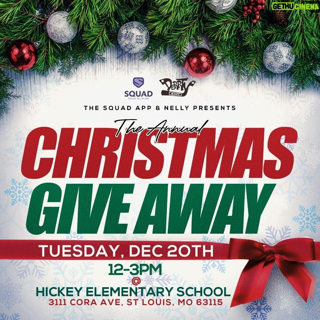Nelly Instagram - STL …. LETS GOO .. DERRTYENT XMAS .. ft @squadeyh ..!!
