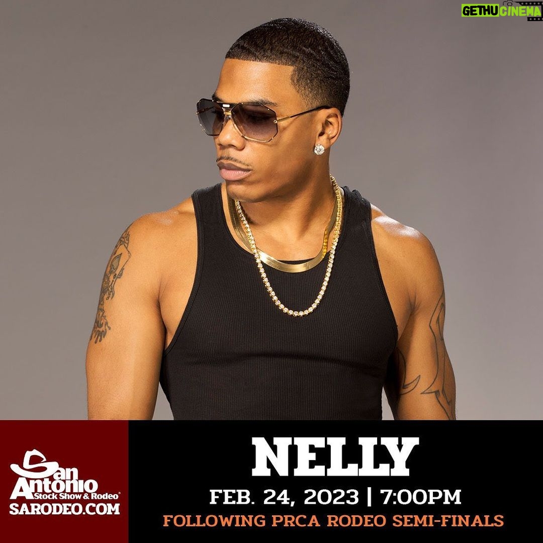 Nelly Instagram - Texas waddup!!!!! It’s official….. Come check ya boy out at the @sanantoniorodeo on 2/24/23!!! Get ya Tickets before they sell out!!