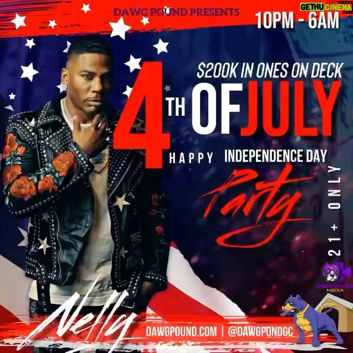Nelly Instagram - STL 4th July WE ⬆️⬆️⬆️⬆️⬆️ @dawgpoundgc …!!!!!! LETS GOOOOOOOOO !!!!