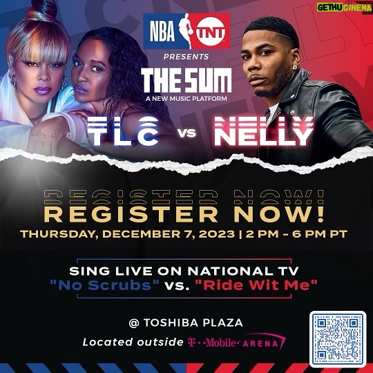 Nelly Instagram - Want to sing with me at the NBA In-Season Tournament on December 7th, 2023 and be part of #thesum Scan the QR code below or click the link in my bio to apply! #nbaist