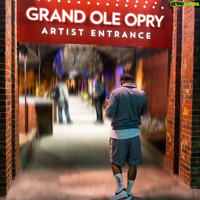 Nelly Instagram - Again I wanna thank the Grand Ole @opry my homey @jellyroll615 for having me it was an honor and a pleasure 🙏🏽💪🏽💙 …!! @drinkmoshine ..