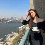 Nesreen Tafesh Instagram – Last breakfast before Ramadan with the great Nile 🌺🌙 Cairo, Egypt