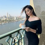Nesreen Tafesh Instagram – Last breakfast before Ramadan with the great Nile 🌺🌙 Cairo, Egypt