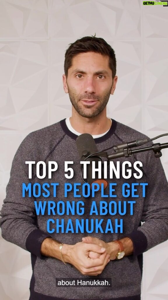 Nev Schulman Instagram - Don’t worry…you’re not the only one second guessing your spelling of Channukah. Here’s a few things most people get wrong about the holiday (however you spell it) to help shed some light this holiday season. Happy Holidays!