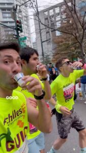 Nev Schulman Instagram - A truly humbling experience in so many ways. Words do not come close to expressing the admiration and respect I have for the @achilles_international athletes, staff and volunteers. Thank you for letting me be a small part of the huge impact you make in so many people’s lives. And shoutout to @uarunning for all the support and cheers along the way 💪🏼