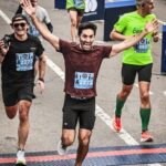 Nev Schulman Instagram – Ran the #UnitedNYCHalf with Casey. Swipe ➡️ to see who won…