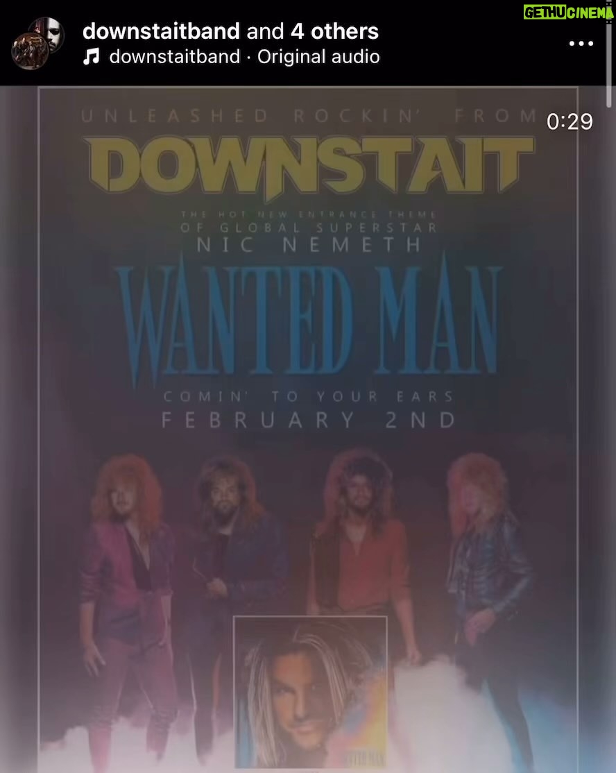 Nicholas Theodore Nemeth Instagram - @downstaitband #wantedman 🔥🔥🔥 holy shit haha