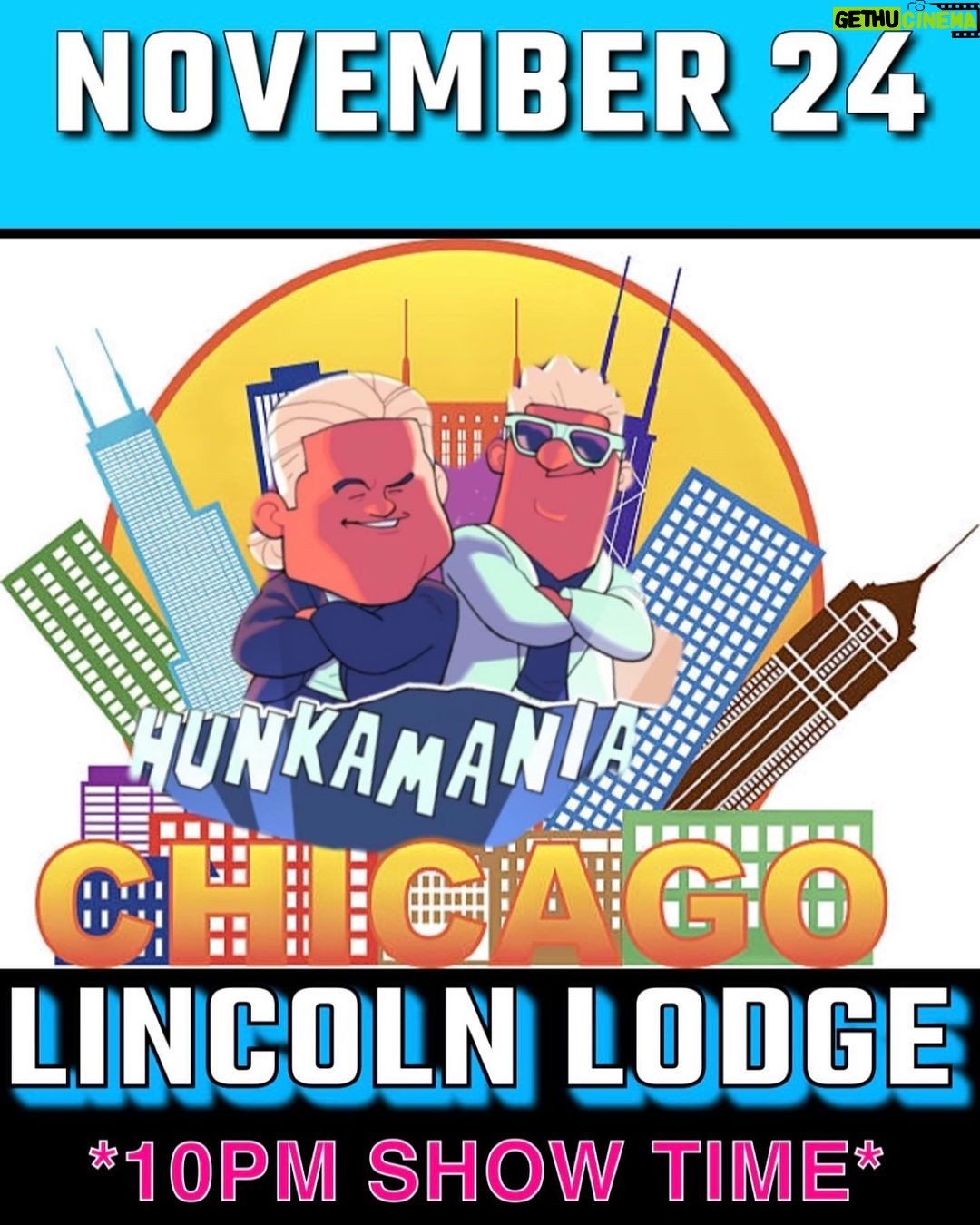 Nicholas Theodore Nemeth Instagram - HUNKAMANIA. CHICAGO. NOV 24