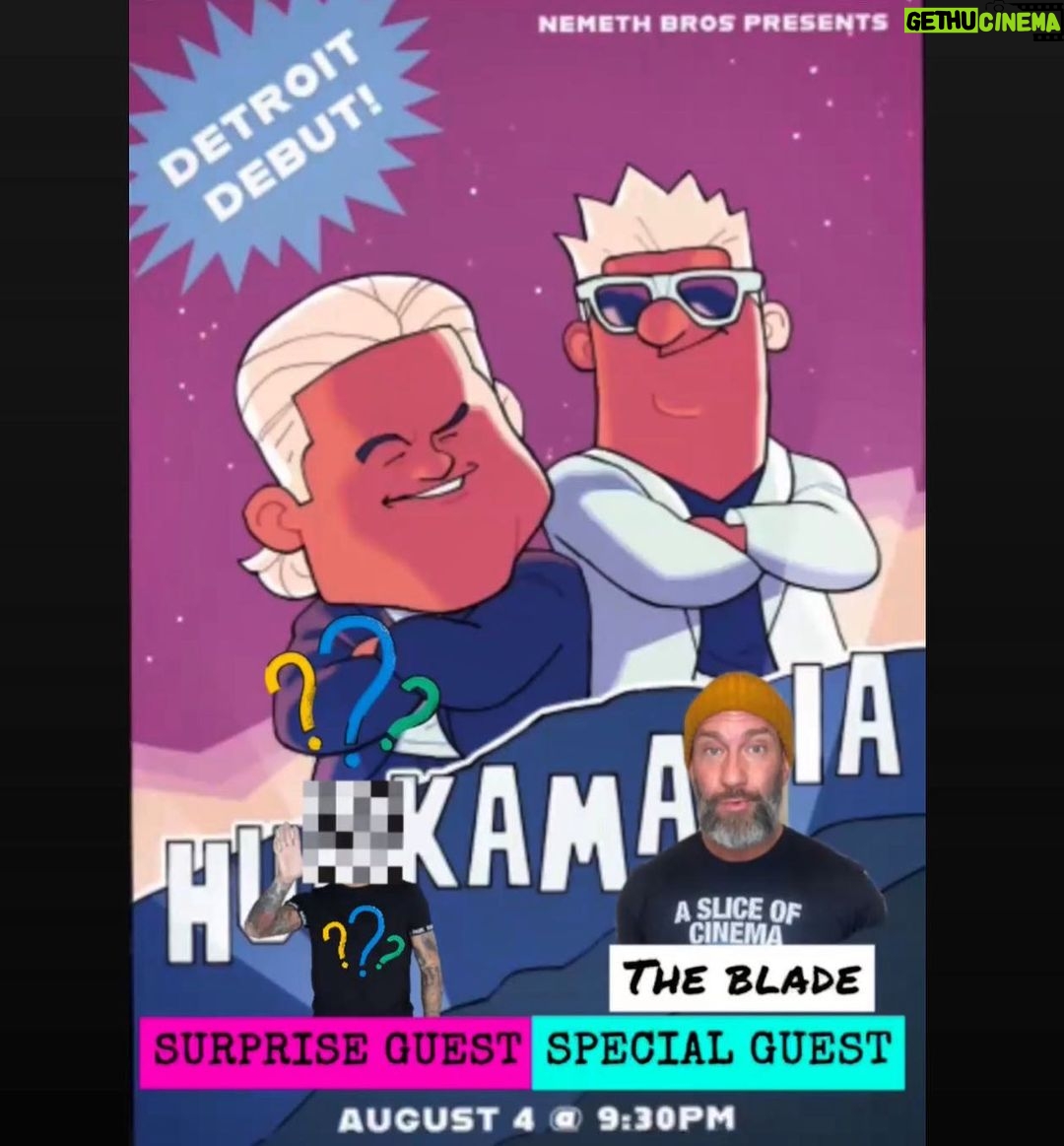 Nicholas Theodore Nemeth Instagram - blade is booked! + SURPRISE GUEST (link in bio)
