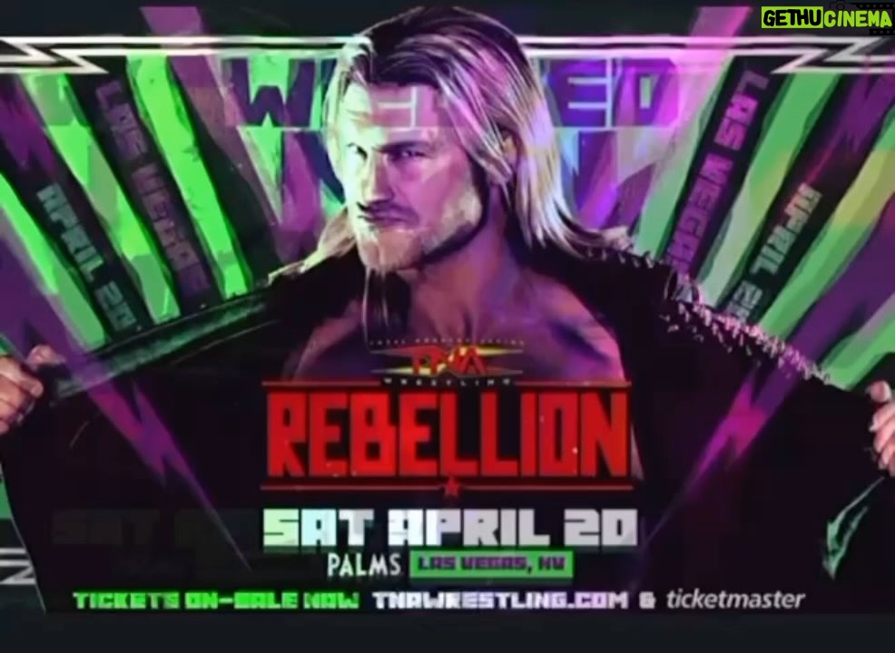 Nicholas Theodore Nemeth Instagram - TNA REBELLION LIVE in Las Vegas 4/20 #tna