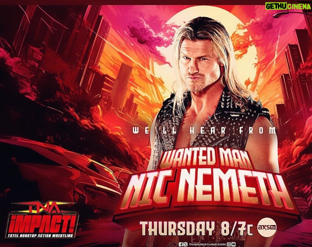 Nicholas Theodore Nemeth Instagram - #TNA TONIGHT @axstv @tnawrestling