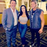 Nicholas Theodore Nemeth Instagram - Nothing beats the excitement when the beautiful @kendralust and wrestling superstar @nicnemeth swing by @circalasvegas to visit me. Talk about perfect timing, you two! 🤩 #wrestler #friends #awardwinning #kendralust #richardwilk #lasvegas Las Vegas, Nevada