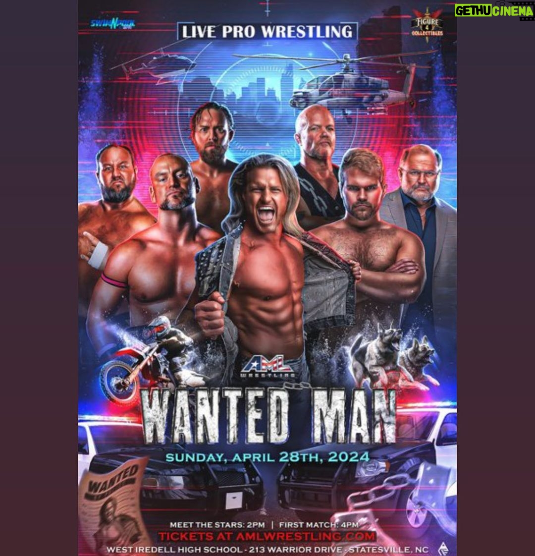 Nicholas Theodore Nemeth Instagram - @amlwrestling APRIL 28, North Carolina
