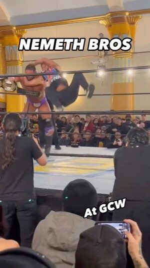 Nicholas Theodore Nemeth Instagram - NEMETH BROS are EVERYWHERE!
.
@gamechangerwrestling Los Angeles 2/3/24
.
.
Thanks @jsaf125 for the clip!