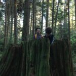 Nick Robinson Instagram - #tbt to that time Amandla and I found a big stump