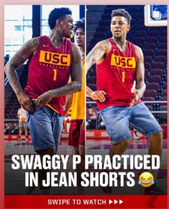 Nick Young Instagram - Showing these young bucks what’s up 😂😂😂😂😂😂 hoopers can hoop in anything lol my Jorts look good lol