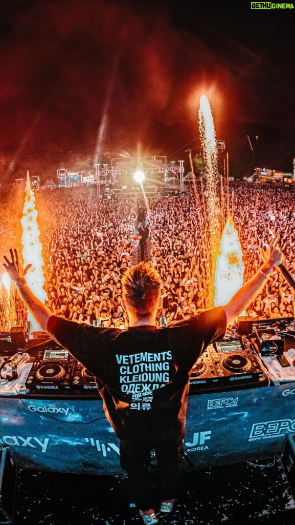 Nicky Romero Instagram - You guys have spoken, 1000 comments and we would release this one! The ‘All You Need Is Love’ Festival Edit drops next week! 🔥 Seoul, Korea