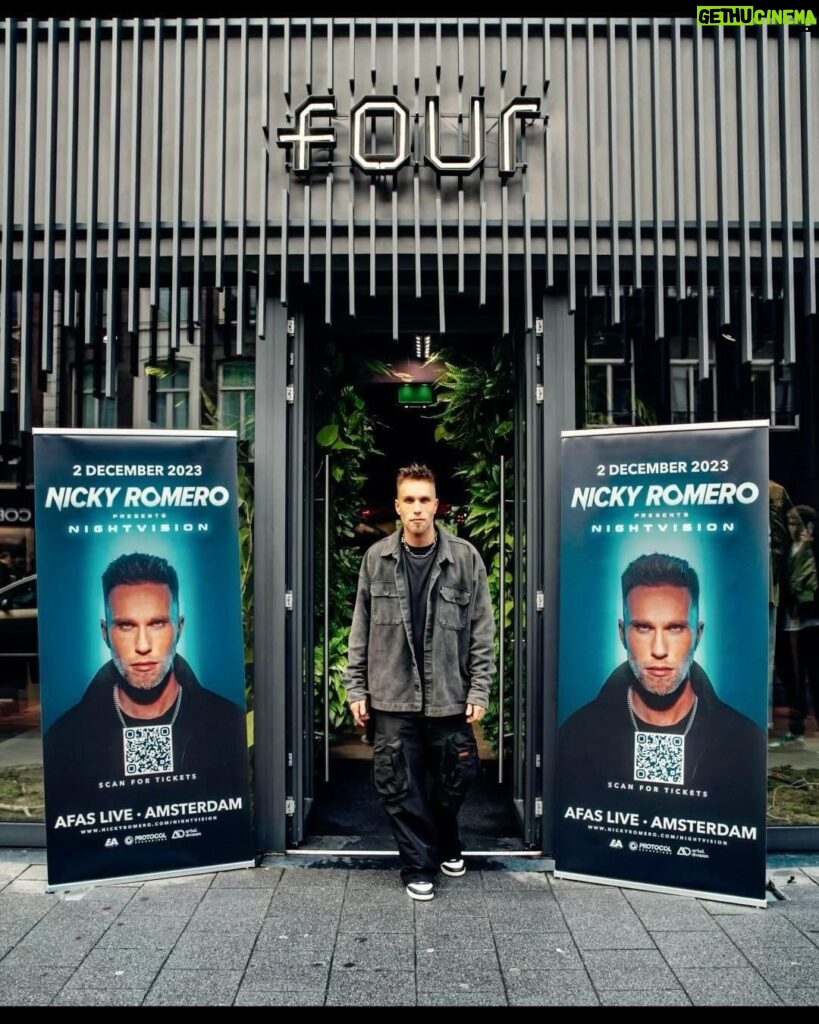 Nicky Romero Instagram - Which of these classics should I play live during Nightvision? 👀 Only 10 days left till one of the biggest moments in my career… p.s. only 500 tickets are left, link in bio for the final tickets 🫶 Amsterdam, Netherlands