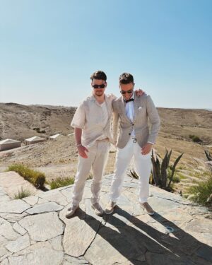 Nicky Romero Instagram - My little sister and me enjoying a truly incredible wedding in Morocco 🇲🇦 

This weekend was one of the most memorable moments in my life, to see my man @hatimelkhatib getting married with his beautiful wife, and their amazing kids in this extraordinary scenery in Marrakech. 

Working together for more than 12 years, visited more than 85 countries together and spent more than 1.000.000km together on the road, to see and realize how much you have grown. 

Couldn’t be more proud. Also I had the opportunity to bring my parents, my sister, and my closest friends to celebrate. Swipe for the slideshow!