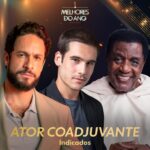 Nicolas Prattes Instagram - #MELHORESDOANO 🏆 Os indicados da categoria Ator Coadjuvante são: @nicolasprattes, o Diego de #TodasAsFlores, @rainercadete, o Luigi de #TerraEPaixão, e @tonytornadooficial, o Frei Tomé de #AmorPerfeito 🧡 E quem define o vencedor é você: vote agora no seu favorito em gshow.com/domingao ou no link da bio 📲✨