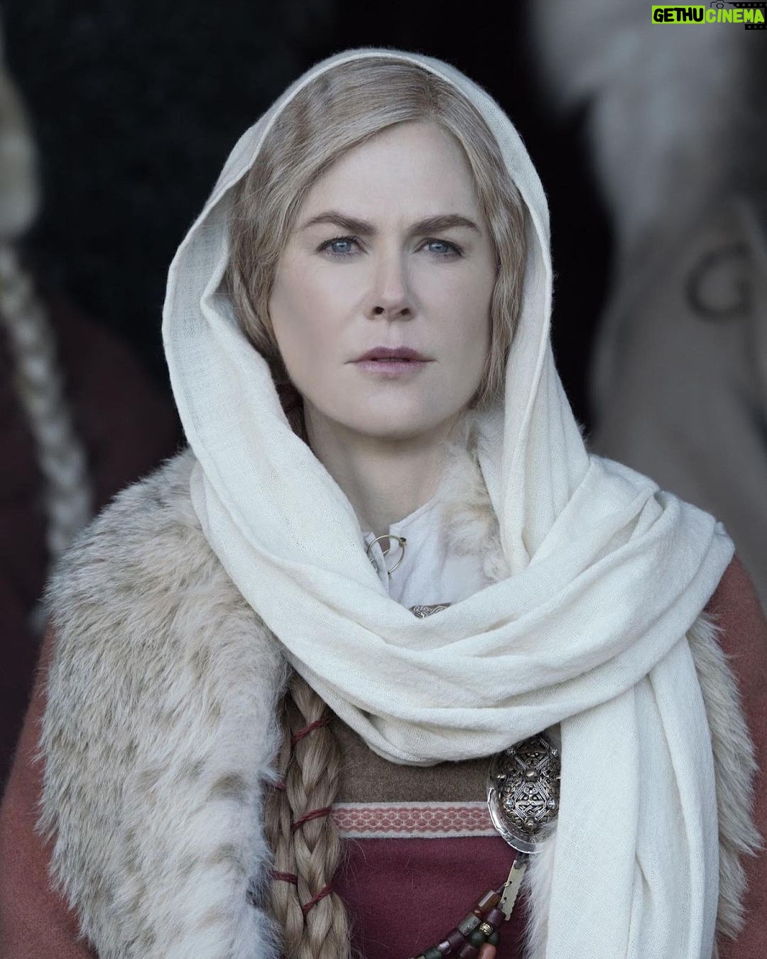 Nicole Kidman Instagram - Behold! #TheNorthman has risen. ❄️ Now in theaters xx