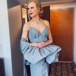 Nicole Kidman Instagram - Grateful to be here tonight 🥰✨ #Oscars #BeingTheRicardos @GiorgioArmani #GiorgioArmaniPrive @Omega @HarryWinston Academy Awards