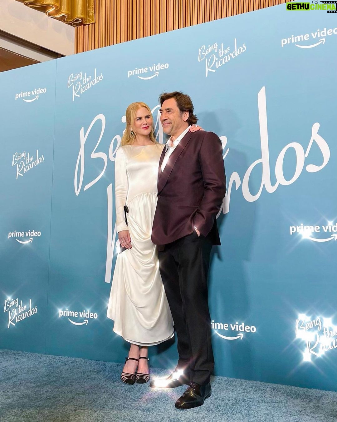 Nicole Kidman Instagram - What a night at the world premiere of #BeingTheRicardos in NYC 💙 12/21 on @AmazonPrimeVideo xx Jazz at Lincoln Center