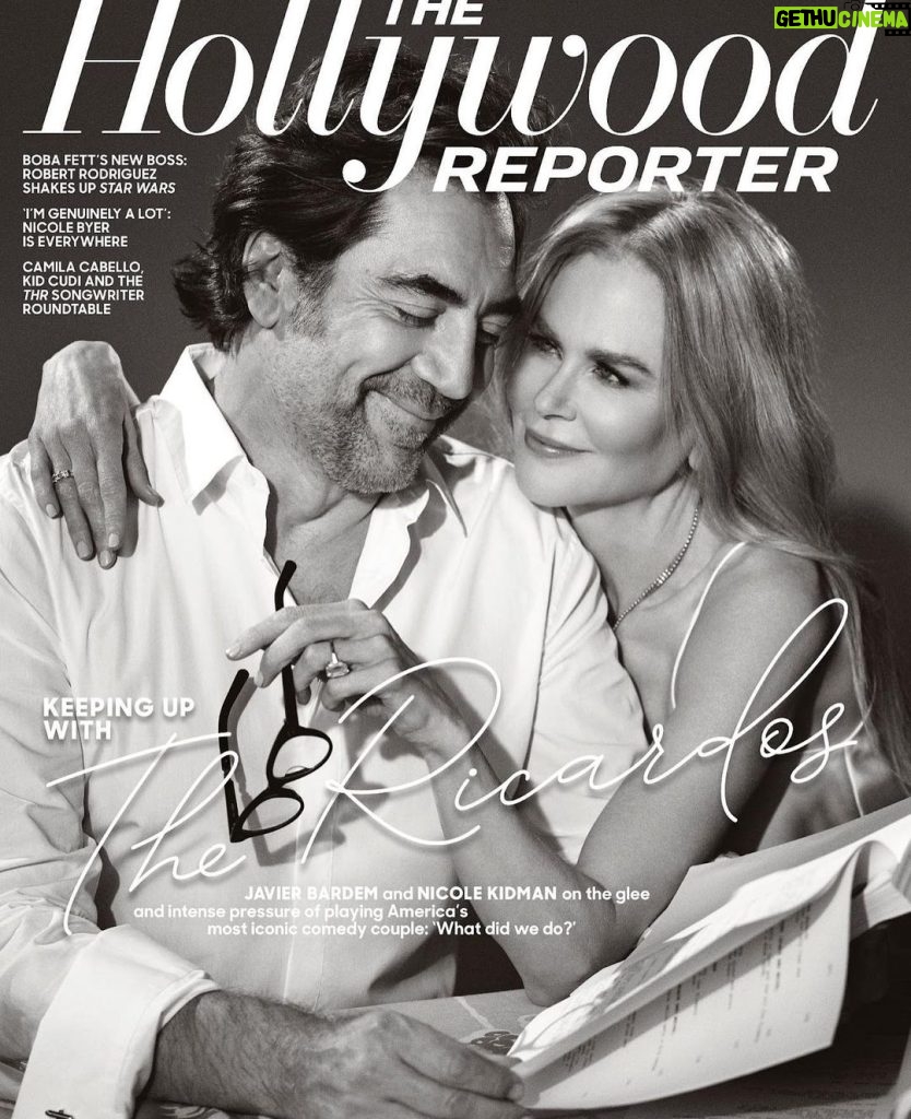 Nicole Kidman Instagram - The December Issue of @HollywoodReporter with @BardemAntarctic ✨ #BeingTheRicardos