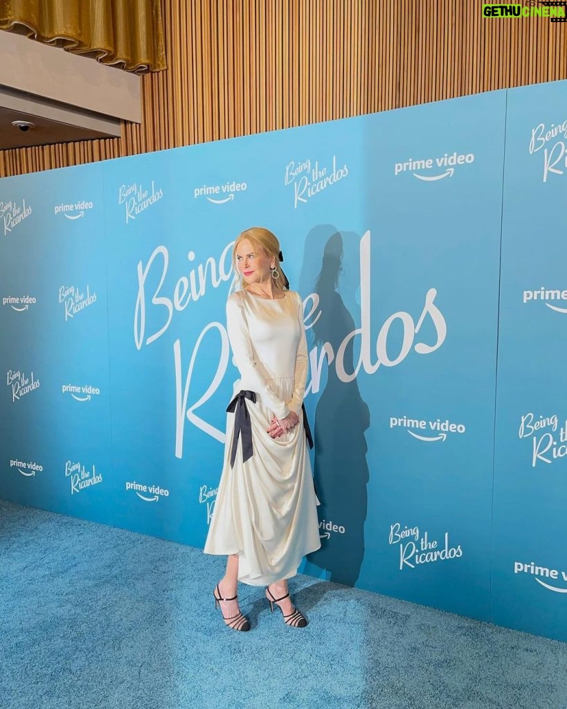 Nicole Kidman Instagram - What a night at the world premiere of #BeingTheRicardos in NYC 💙 12/21 on @AmazonPrimeVideo xx Jazz at Lincoln Center