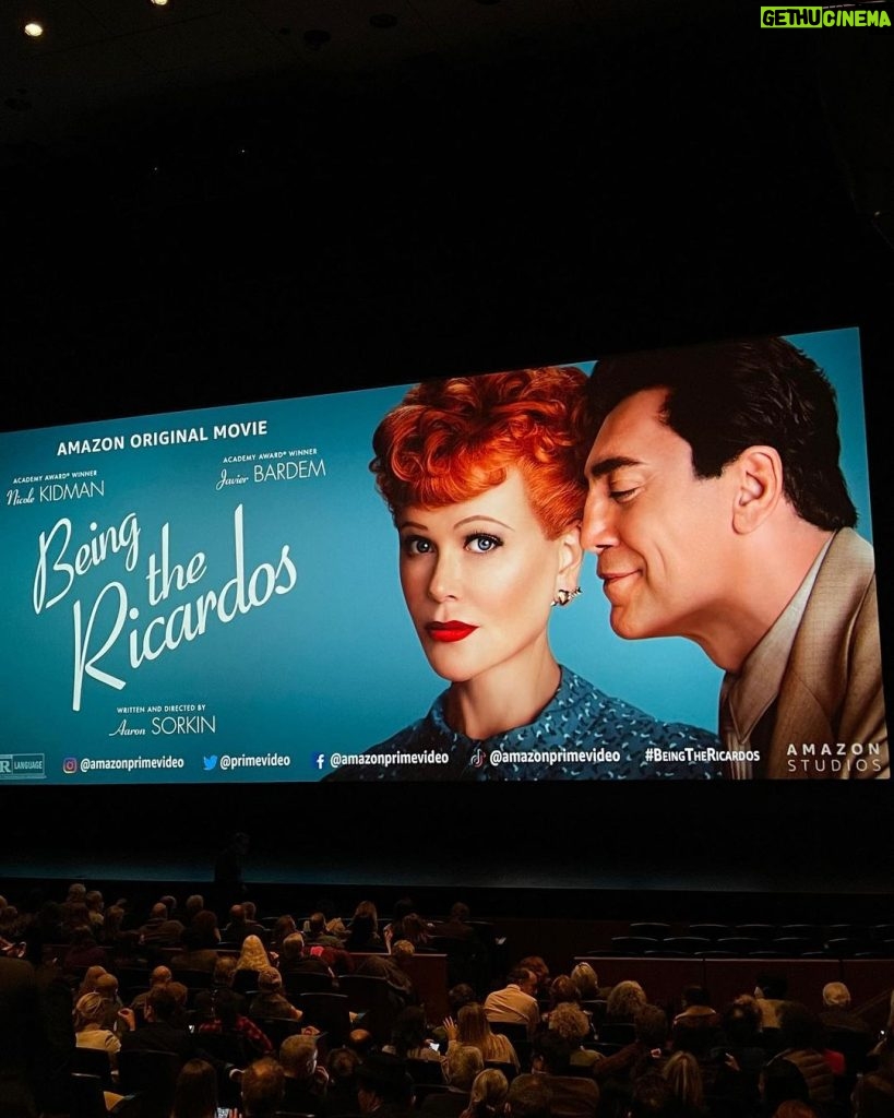 Nicole Kidman Instagram - What a night at the world premiere of #BeingTheRicardos in NYC 💙 12/21 on @AmazonPrimeVideo xx Jazz at Lincoln Center