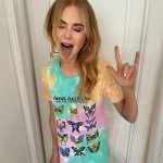 Nicole Kidman Instagram - Celebrating Aussie music for #AusMusicTShirtDay today! 🎶🇦🇺 Throw on a tee from one of your favorite Australian artists to help raise funds for music workers through @SupportAct ❤️ @GrettaRay @KeithUrban @KingGizzard